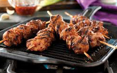 Spicy Pork Skewers