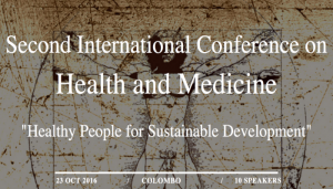 International Conference in Health and Medicine - Oct 2016 @ Gall Face Hotel Colombo | Colombo | Western Province | Sri Lanka