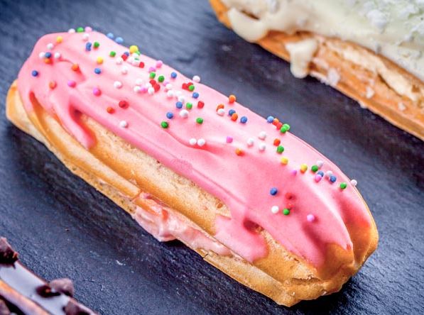 Strawberry Eclairs