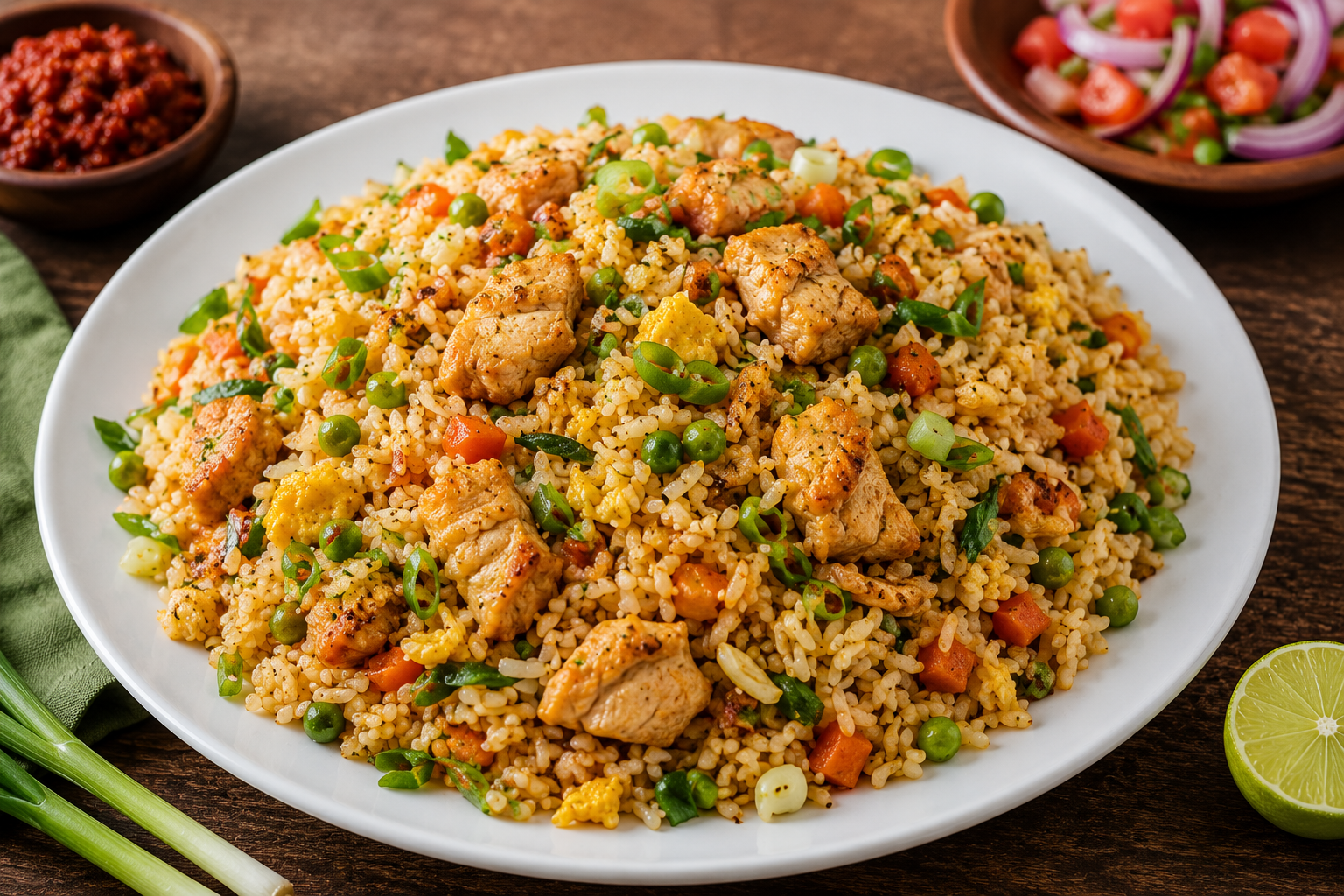 Sri Lankan Style Fried Rice Recipe