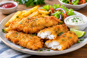 Fritter Battered Fried Fish