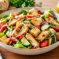 Warm Chicken & Ciabatta Salad